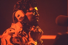 Edwin Starr in recording studio