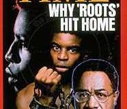 Time Magazine cover featuring the movie, "Roots."