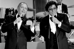 Tony Bennett and Frank Sinatra photographed on an ABC Television special in 1979   - 241